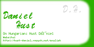 daniel hust business card